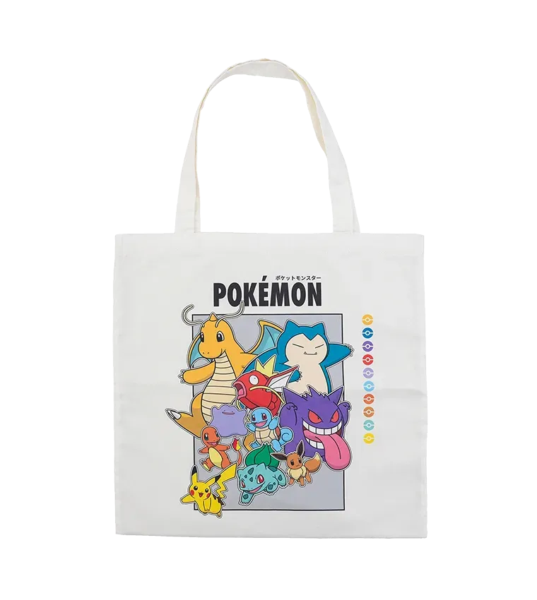 Tote bag in the character art design, 3COINS Pokemon 30th anniversary range