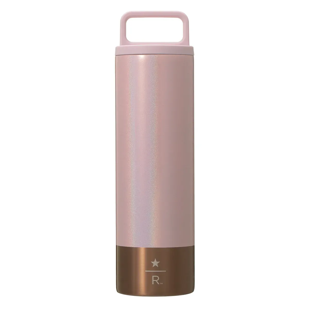 Reserve Handle Lid Stainless Bottle Pink, 473ml