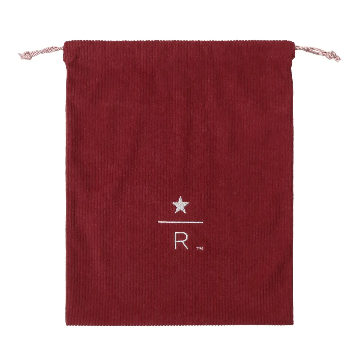 Reserve Drawstring Pouch Corduroy L, blue, red or pink
