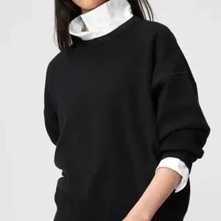 Uniqlo : C Smooth Cotton Crew Neck Sweater. Image: Uniqlo